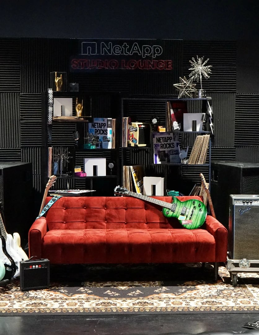 Music-themed lounge furniture rentals by By Dzign in Las Vegas