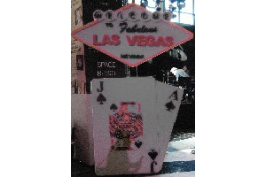 Vignette: Double-Sided Vegas Card