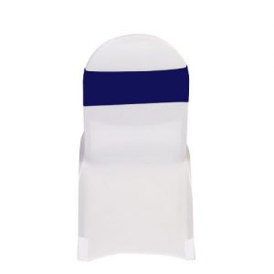 Navy Blue Spandex Chair Band