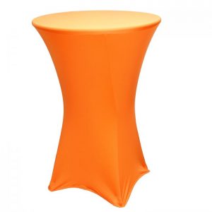 Orange Cocktail Table Spandex Linen