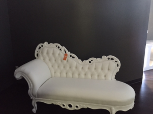 White Polart Chaise Rental