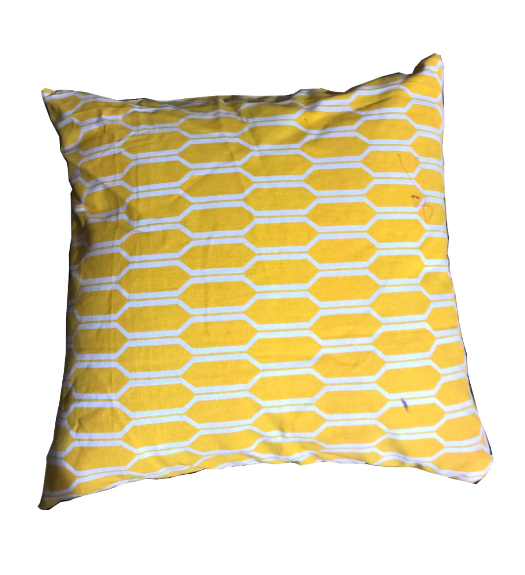 Yellow Pattern Pillow