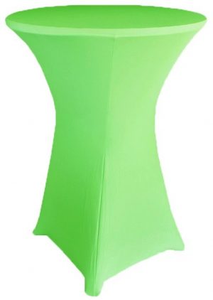 Lime Green Cocktail Table Spandex Linen