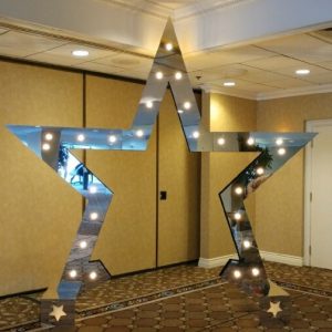 Mirrored Marquee Star Rental
