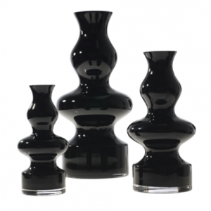 Black Bishop Vase Medium 15"