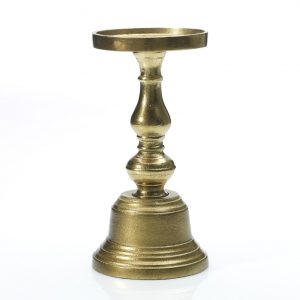 Gold Athena Candle Holder 9.5"