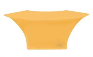 Yellow 6' Serpentine Table Spandex