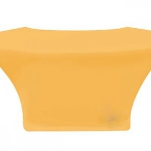 Yellow 6' Serpentine Table Spandex