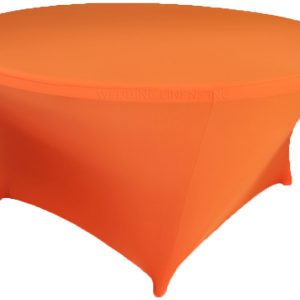 Orange Spandex 60" Round