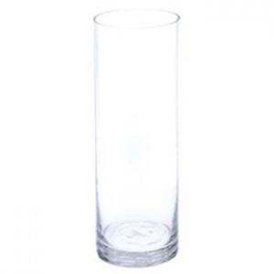 Clear Glass Cylinder Vase 6"x20"