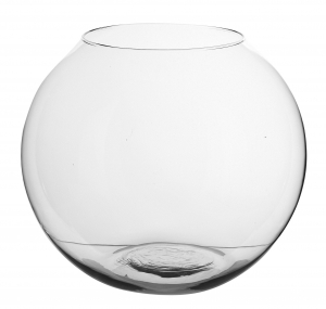Plastic Bubble Bowl Vase 8"