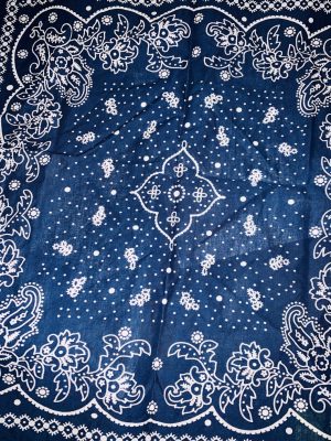 Blue Western Bandana Napkin