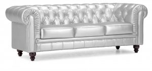 Silver Aristocrat Sofa Rental