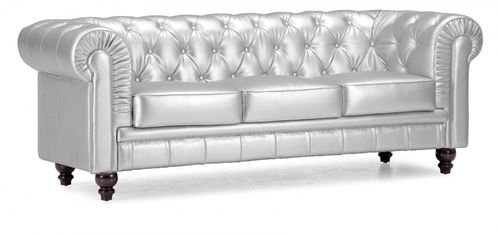 Aristocrat Sofa – Silver