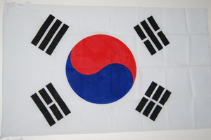 FLAG SOUTH KOREA COTTON