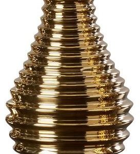 Gold Ceramic Bottleneck Vase