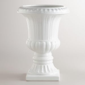 White Urn Vase