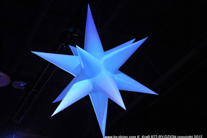 INFLATABLE SUSPENDED STAR 6´