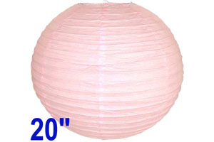 Light Pink Chinese Paper Lantern