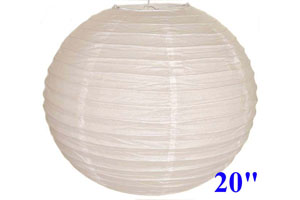 White Chinese Paper Lantern