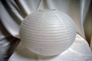White Chinese Paper Lantern Rental