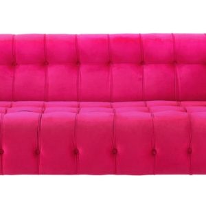 Bea Pink Velvet Sofa Rental