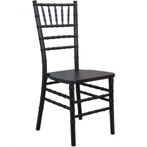 Black Wood Chiavari Chair Rental