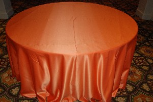 Orange Luxe Linen Rental
