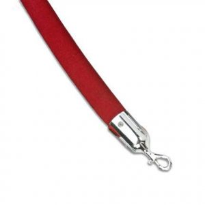 Red Velvet Stanchion Rope