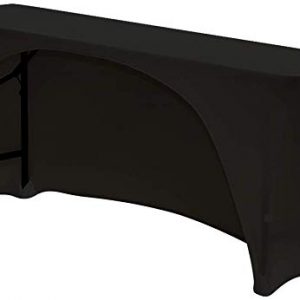 Black Spandex Tablecloth Rental