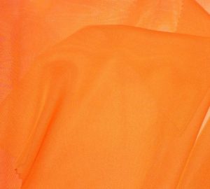 Orange Chiffon Drape