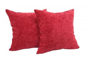 Red Velvet Pillow 18" x 18"