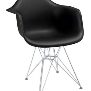 Black Paris Accent Chair