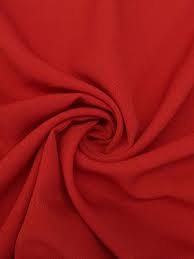 Red Poly Linen 132"