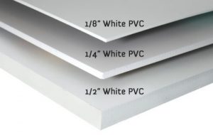 1/8" White PVC - Printing