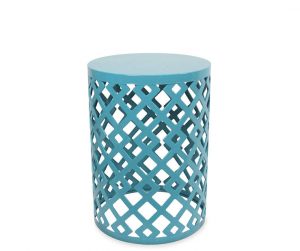Metal Accent Table - Turquoise