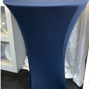 Navy Blue Cocktail Table Spandex Linen