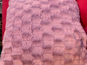 Plush Lilac Pillow 18" x 18"