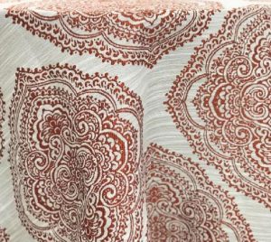 Red Henna Linen 132"