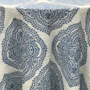 Blue Henna Linen 132"