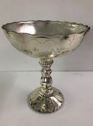 Desiray Silver Compote Vase 9.5"