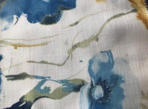 Blue Monet Linen 132"