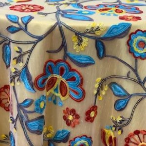 Gold Britto Linen 132"