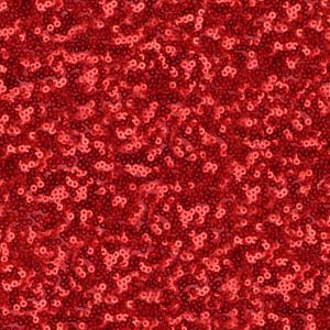 Red Sequin 90” Overlay