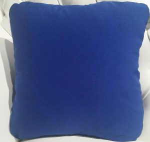 Navy Blue Suede Pillow 18" x 18"