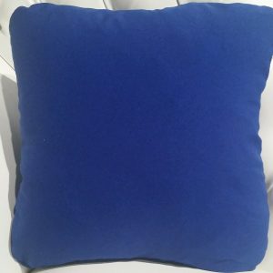 Navy Blue Suede Pillow 18" x 18"