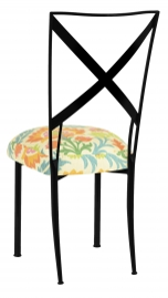 Blak. with Floral Bloom Boxed Cushion