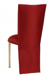 Burnt Red Dupioni Jacket with Boxed Cushion on Gold Legs