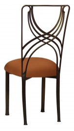 Bronze La Corde with Copper Stretch Knit Cushion
