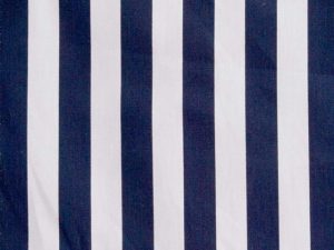 Navy Blue & White Stripe Lamour  Runner 14”x108"